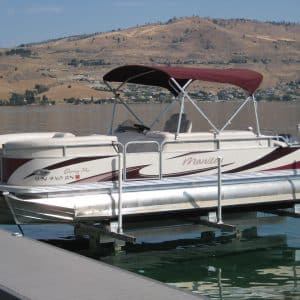 hydraulic pontoon boat lift