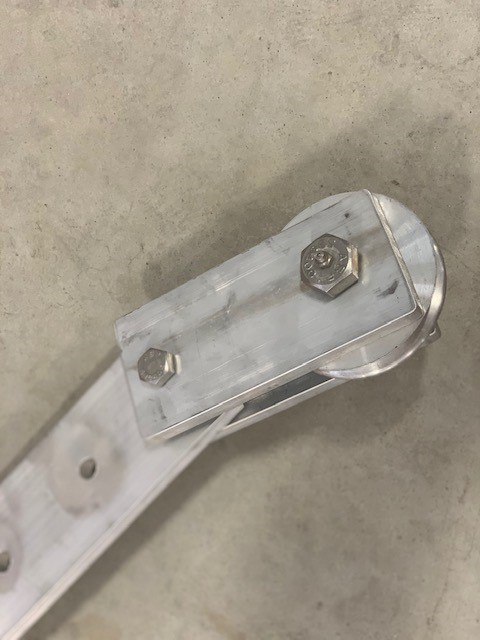 4 Aluminum Pulley with Mount
