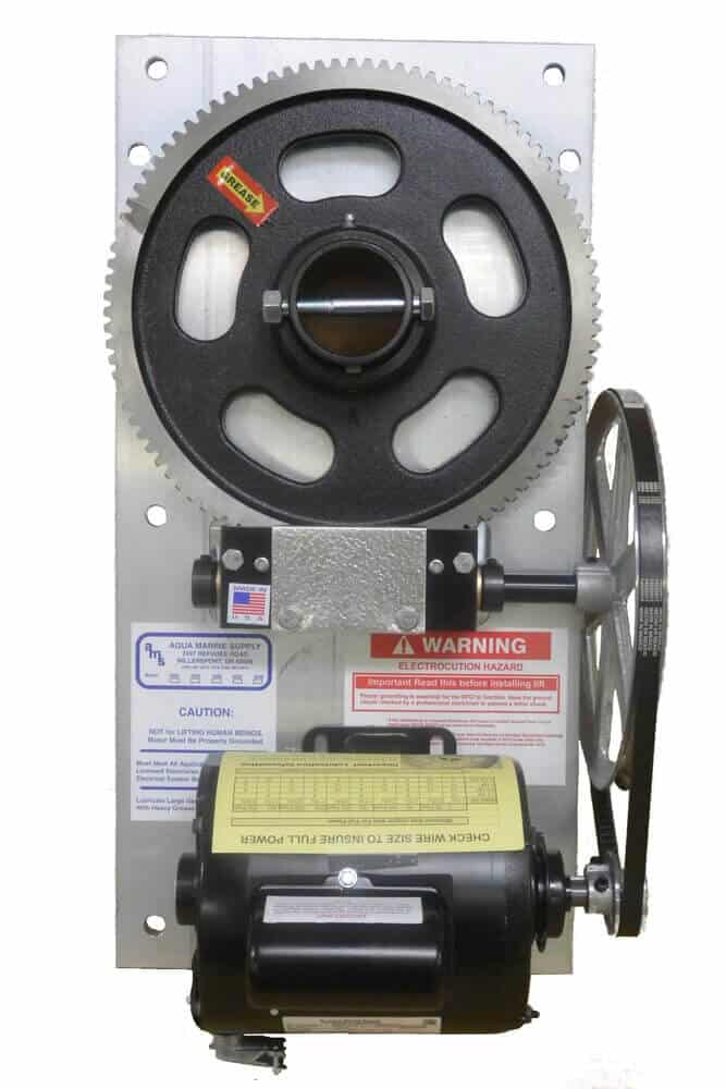 3000–4000 flat plate gear kit for boat lift systems with durable components for smooth and reliable operation