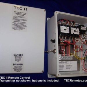 TEC 2 boat lift remote control for wireless operation with compact and durable handheld design